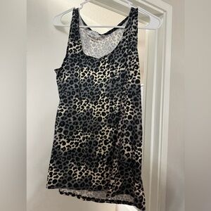 Animal print tank